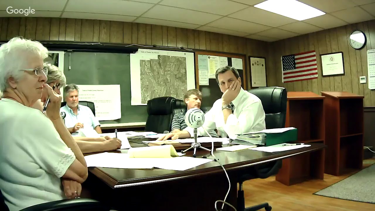 Preble Town Board July 2018 YouTube