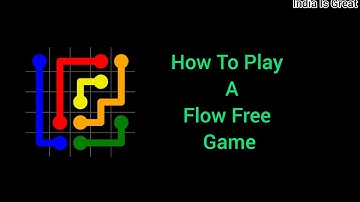 How To Play Flow Free Game || flow free......