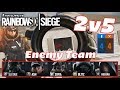 TryHards RageQuit in a Tactical Realism 2v5! - Rainbow Six Siege