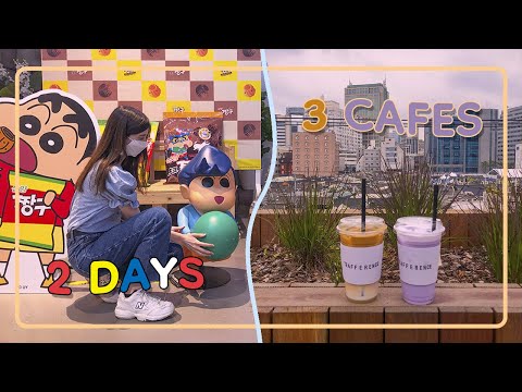 Vlog47 | Unique cafes in SEOUL (Shinchan, Tree house and Art&Beauty) ☕ Cafeterías únicas en SEÚL