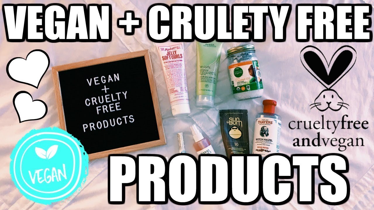VEGAN + CRUELTY FREE PRODUCTS YouTube