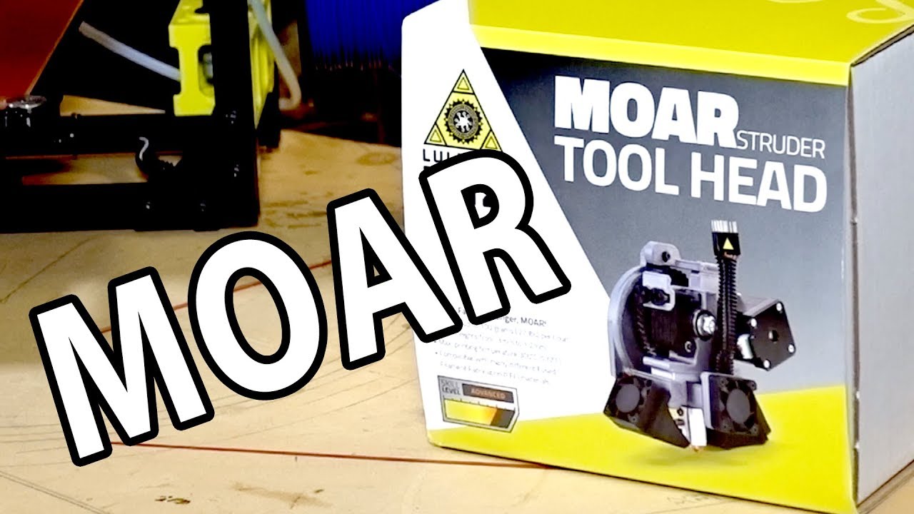 3D Printing with the Lulzbot MOARstruder on the TAZ 6 3D Printer