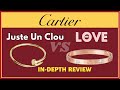 CARTIER BRACELET REVIEW - JUSTE UN CLOU vs. LOVE with Diamonds (In-Depth) [PART 2] | My First Luxury