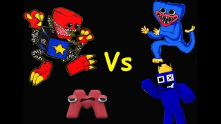 Boxy Boo Vs Huggy Wuggy Vs Rainbow-Friends Vs Alphabet lore Music 2023