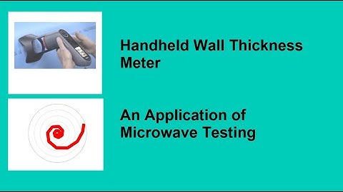 Handheld Wall Thickness Meter