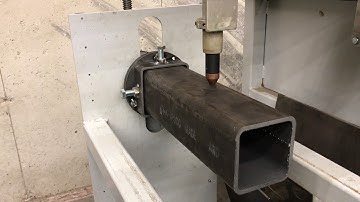 CNC Plasma: Rotary Axis, Square Tube