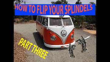 VW Bus Restoration -  HOW TO FLIP YOUR BUS SPINDLES (PART three)