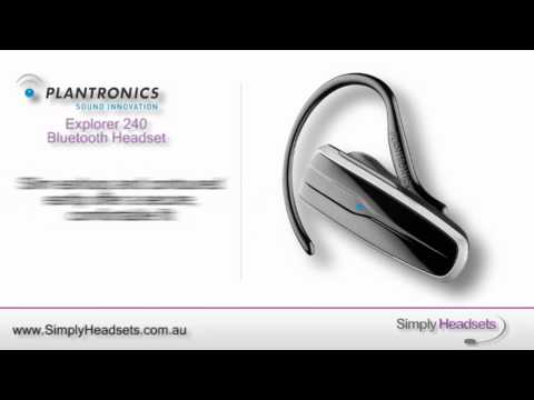 Plantronics Explorer 240 Bluetooth Video Overview