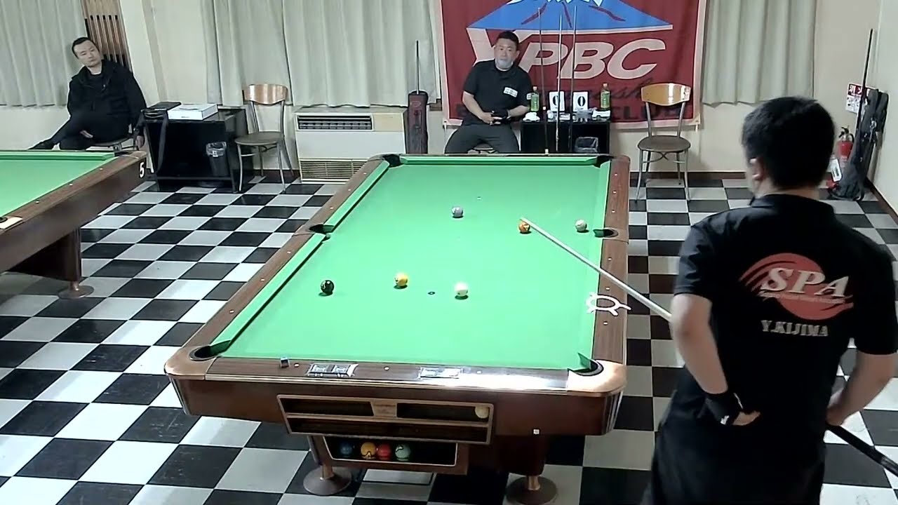 第21回東日本山梨ナインボールトーナメント　決勝戦 羽切進一郎(SPBC) - 喜島安広(SPA) (2024/4/20)