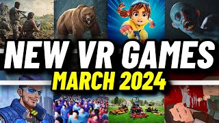 March is PACKED with NEW VR GAMES! // NEW Quest 2, PCVR & PSVR2 games MARCH 2024