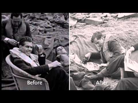 The World at War "Alone" - restored before & after clip 2