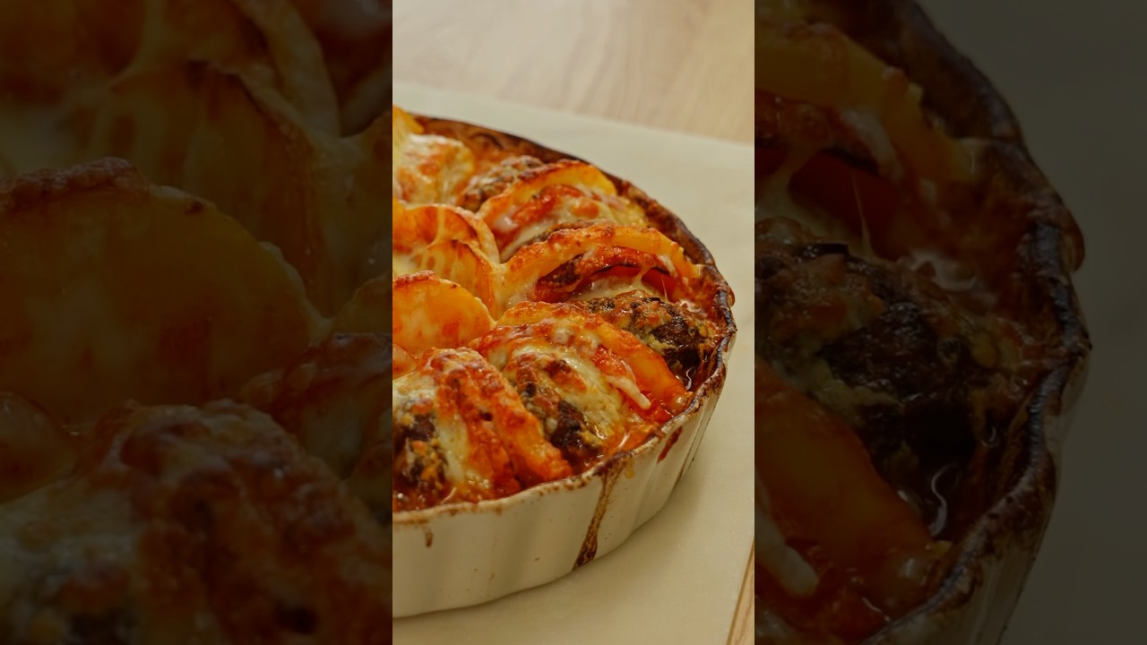 One-Pan Beef Patties & Potatoes. Recipe ↓ 