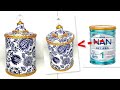 Great Tin Can Decoration Idea: Decoupage Tin Can