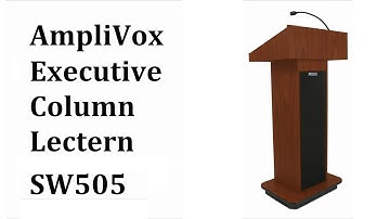 SW505   Wireless Executive Sound Column Lectern