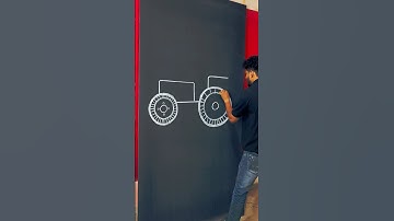 55 Se Tractor 🚜 #tractor #drawing #art