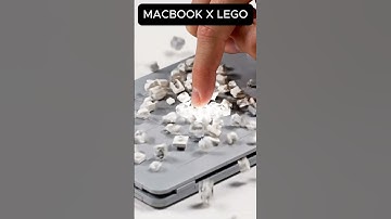 POV:MACBOOK x LEGO ...made from gray legos