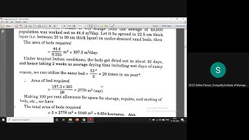 Drying bed design,Sludge disposal methods | CE 402 Environmental Engineering | Module 6  | KTU