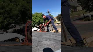 Sunnyvale Plumber Clearing a Clogged Kitchen Sink from a Roof Vent