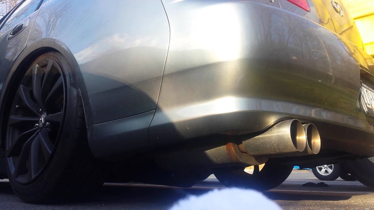 G35x custom exhaust "Updated" YouTube