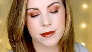 Affordable FALL Copper Makeup Tutorial | Copper Eyes & Lips!