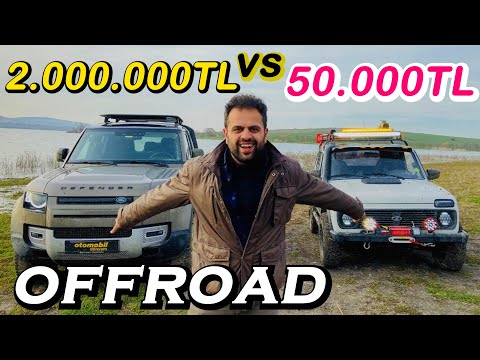50.000TL Offroad Aracı vs 2.000.000TL Offroad Aracı | Hangisi? Lada Niva vs Land Rover Defender
