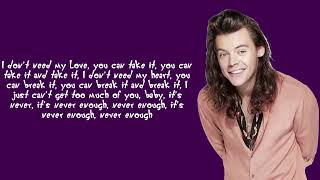 One Direction - Never Enough (Lyrics/Pictures) (Klunder Script/Oggy Font Text Version)