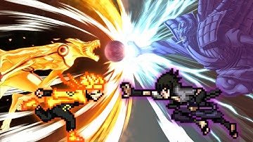 Naruto V2(All Form)(New) VS Sasuke Rinnegan V2 in Jump Force Mugen