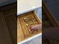 Luxury Acacia Kitchen Drawer Organizer - Silverware Organizer - Utensil Holder and Cutlery Tray