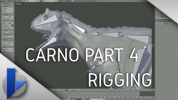 Carnotaurus in Blender - Part 4 (Rigging)
