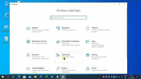 W10-0017 Toetsenbord instellen op alleen Verenigde Staten (internationaal) QWERTY