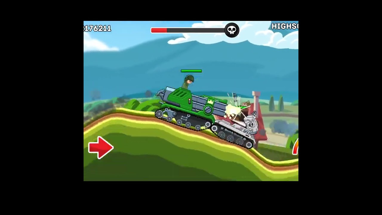 HILLS OF STEEL NEW TANK BUCK VS BOSS FIGHT WALKTHROUGH ANDROID GAMEPLAY 