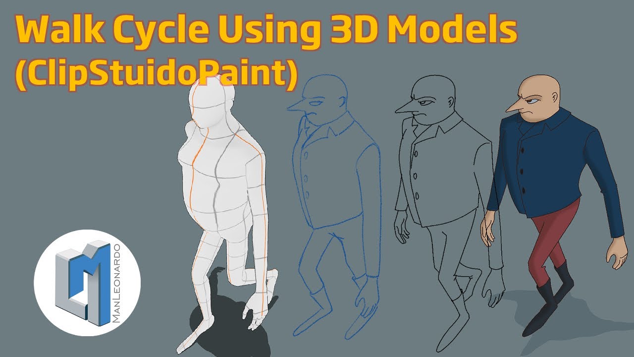 walk cycle animation blueprint: a how to guide - YouTube