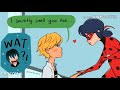 ADRIEN DAYDREAMS AT PHONE! (Miraculous Ladybug Comic Dubs Animations)
