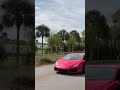 Lamborghini huracan acceleration leaving cars and coffee