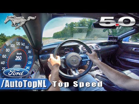 2019 Ford Mustang GT 5.0 V8 TOP SPEED on AUTOBAHN NO SPEED LIMIT by AutoTopNL