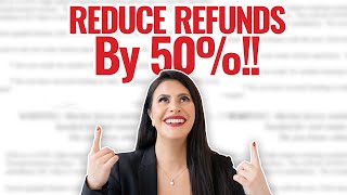 5 Simple Hacks That CUT REFUNDS IN HALF #refunds