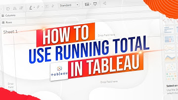 What is Running Total in Tableau - Using a Line and Bar Chart & Table Calculations