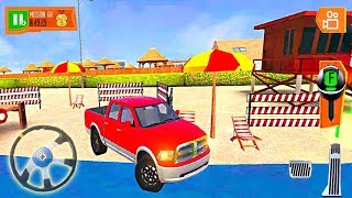 Camper Van Beach Pickup Truck Drive #1 - Truk Pantai Simulator Android Games screenshot 1