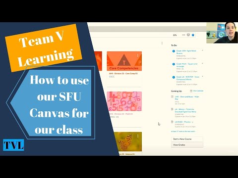 Team V Learning - How to use SFU Canvas for our class