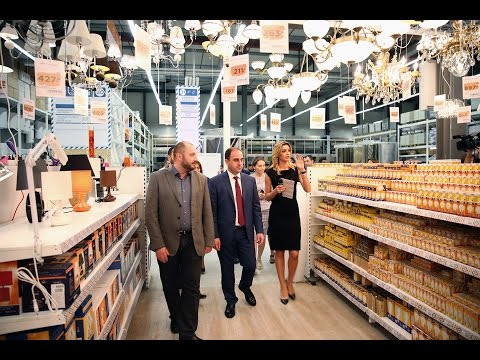 დავით ნარმანიამ საქართველოში პირველი ევროპული ფორმატის სამშენებლო ჰიპერმარკეტი „დომინო“ გახსნა