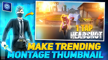 How To Make This Trending Montage Thumbnail On Android | Headshot Machine Thumbnail Tutorial