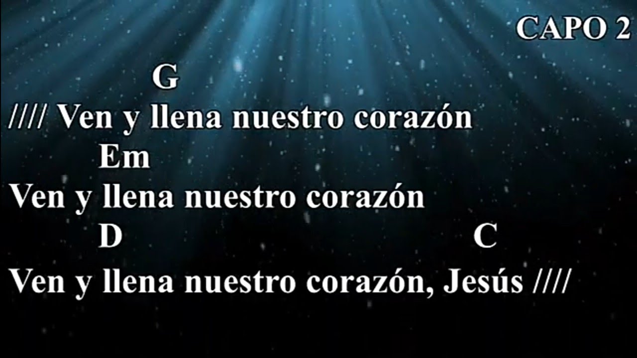 Quiero Conocer a Jesús (Yeshua) - Llévame de Vuelta [Acordes] [Cifra]  [Chords] - YouTube