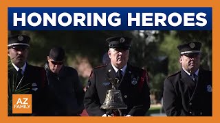 Fourteen names added to Arizona’s fallen firefighter memorial wall