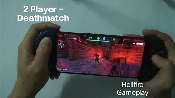 2 Player Deathmatch Gameplay - Hellfire | Wee 2t Gamepad | Gyro Aiming | HandCam