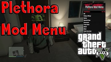 GTA 5 Mod Menu (Plethora Recovery Menu)
