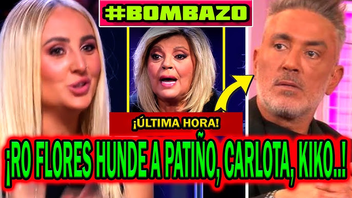 💥¡BOMBAZO! ROCÍO FLORES DEJA EN SHOCK A KIKO HERNÁNDEZ, PATIÑO, ETC EN DE VIERNES CON TERELU CAMPOS