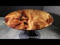 Kauri luxury live edge table  how tables are made  presentation from relictium