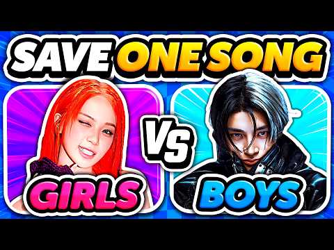 GIRLS vs BOYS ⚡️ SAVE ONE, DROP ONE ⚡️ | KPOP GAME 2026