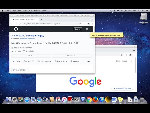 Chromium Legacy - Another Browser Option for Mac OS 10.7 / 10.8 / 10.9 / 10.10