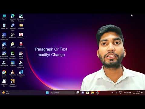 how to Typing | Edit | Modify | Select | Delete - Text & Paragraph in Liber Office  Writer | Hindi